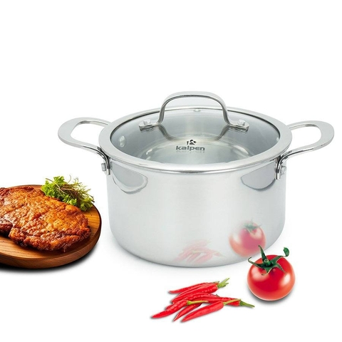 Nồi Inox 3 lớp đúc liền khối Kalpen Kazler 24cm dung tích 6.5L