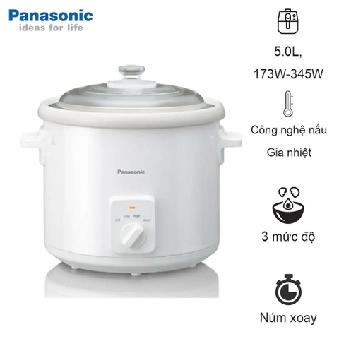 Nồi nấu chậm 5 lít Panasonic Nhật Bản NF-N51AWRA