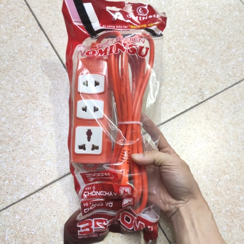 Ổ cắm điện có dây chịu tải cao Ominsu K3500C 3500w dây 3m