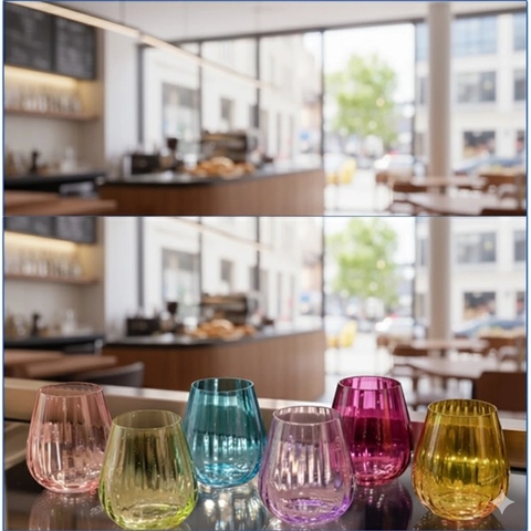 Bộ 6 Ly Pha Lê Màu Columba 380ml - Bohemia Crystal Tiệp Khắc Chính Hãng