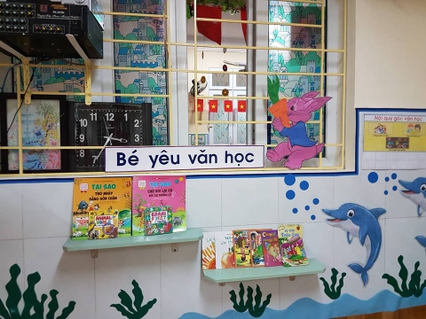 Trang trí góc văn học theo STEAM sáng tạo, độc đáo