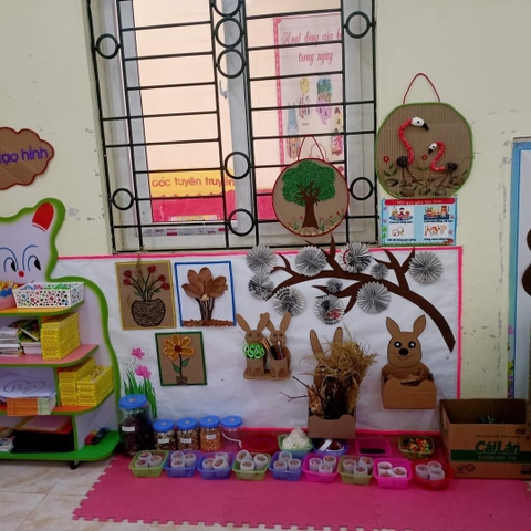 Hướng dẫn trang trí góc tạo hình STEAM khoa học, cuốn hút