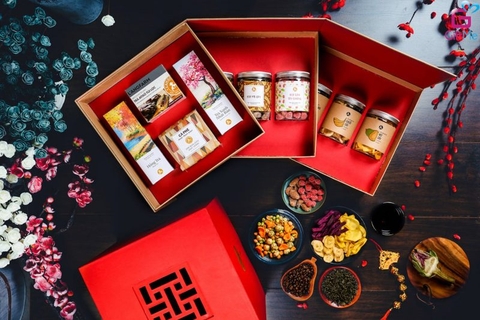 Độc đáo với xu hướng hộp quà tết 2021