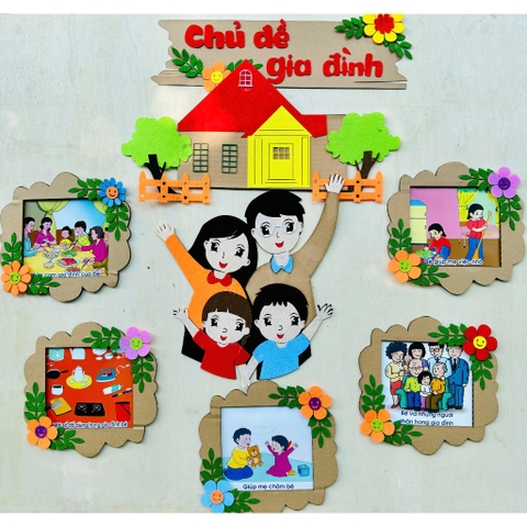 Giáo án STEAM 5 6 tuổi chủ đề gia đình: Lan tỏa, gắn kết yêu thương