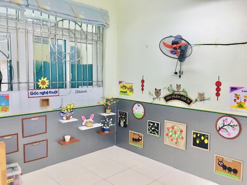Montessori STEM trang trí góc STEAM mầm non sáng tạo và độc đáo