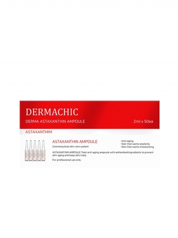 HUYẾT THANH CHỐNG & NGĂN NGỪA NẾP NHĂN DERMACHIC DERMA ASTAXANTHIN AMPOULE