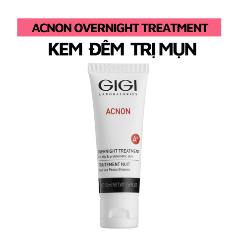 Kem đêm trị mụn GIGI ACNON OVERNIGHT TREATMENT 50ml