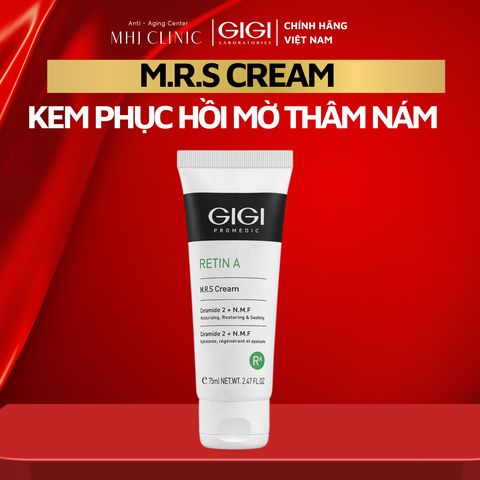 Kem phục hồi dành cho da thâm nám GIGI LABORATORIES RETIN A M.R.S CREAM 75ml