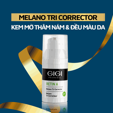 Kem mờ thâm nám và đều màu da GIGI LABORATORIES RETIN A MELANO TRI CORRECTOR 30ml