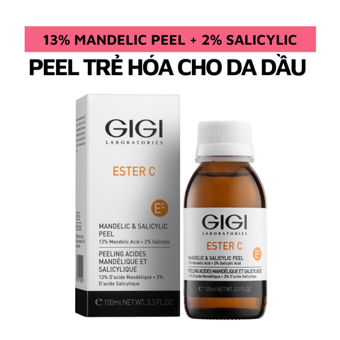 Peel dành cho da dầu GIGI LABORATORIES Ester C Mandelic & Salicylic Peel