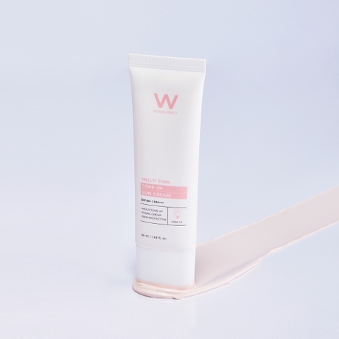 KEM CHỐNG NẮNG WONJIN EFFECT MULTI PINK TONE UP SUN CREAM SPF 50+/ PA++++