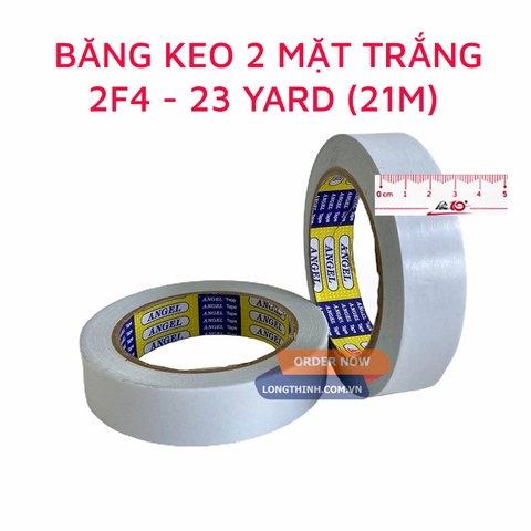 Băng keo 2 mặt Angel 2F4 23yard (21m)