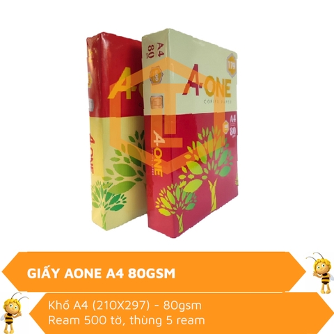 Giấy AONE A4 80gsm