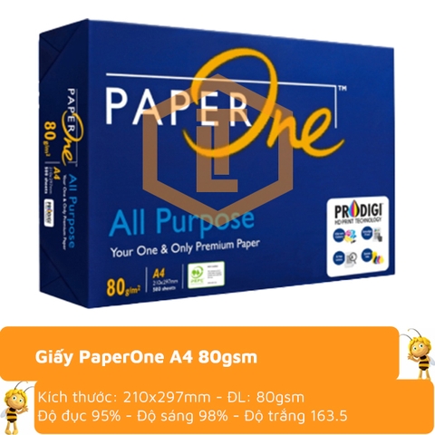 Giấy PaperOne A4 80gsm