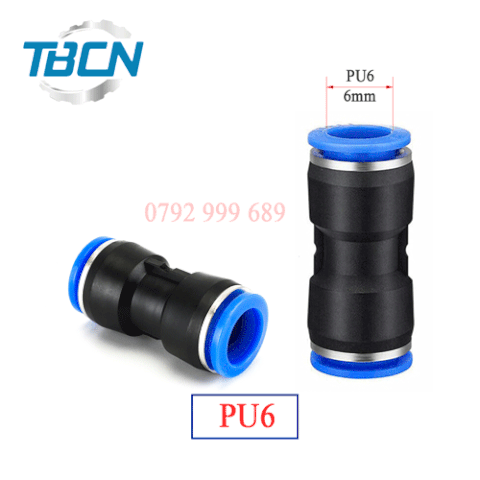 Cút Nối Nhanh Thẳng PU6