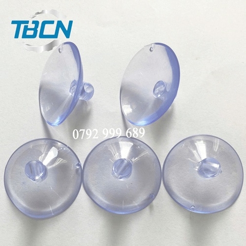 Nút Hít Kính 1 Mặt Có Lỗ Gài Size 40mm