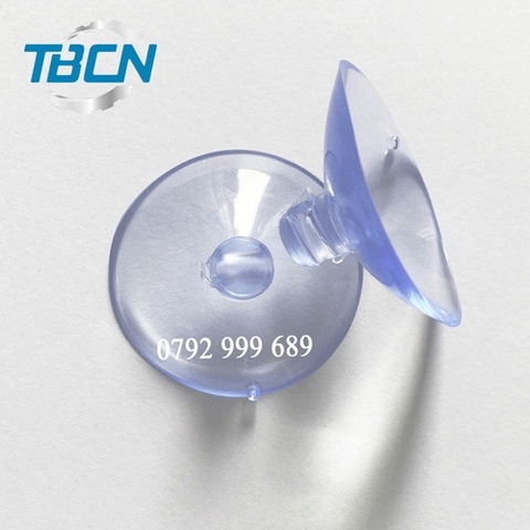 Nút Hít Kính 1 Mặt Có Lỗ Gài Size 50mm