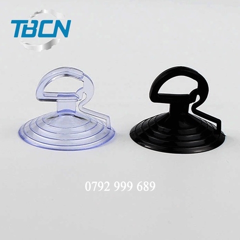 Núm Hít Kính Bằng Nhựa PVC Tai Gài Size 35mm