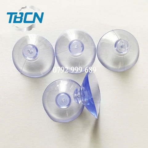 Núm Nhựa Hít Kính Đầu Gài Size 25mm