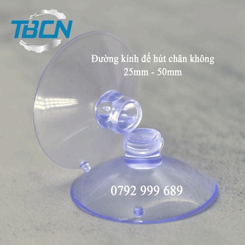 Nút Hít Chân Không 1 Mặt Nhựa PVC