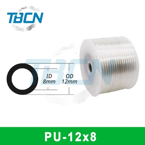 Ống Hơi Khí Nén PU Phi 12mm