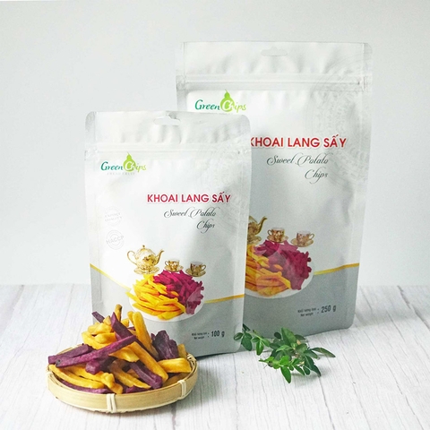 Khoai lang sấy Green Chips 250 gram