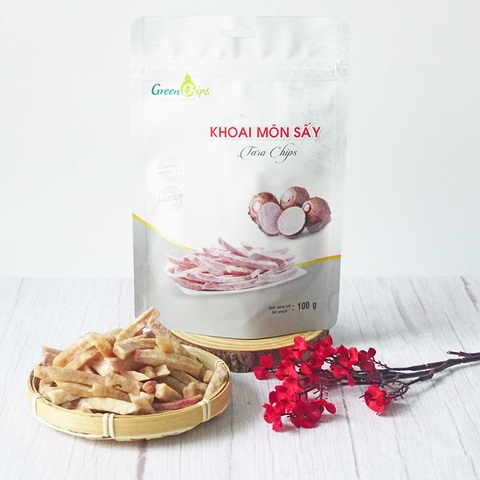 Khoai Môn sấy Green Chips 100 gram