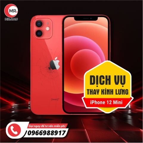 Thay kính lưng iPhone 12 Mini