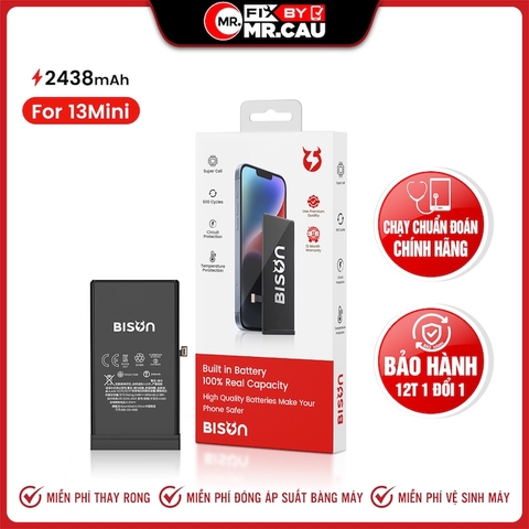 Pin Bison iPhone 13 Mini Chuẩn Đoán Chính Hãng