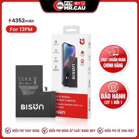 Pin Bison iPhone 13 Pro Max Chuẩn Đoán Chính Hãng