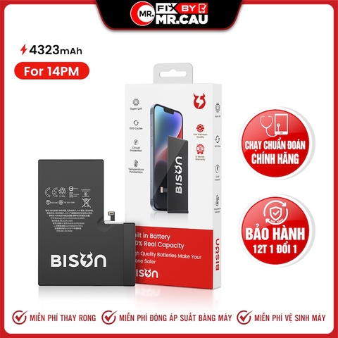 Pin Bison iPhone 14 Pro Max Chuẩn Đoán Chính Hãng