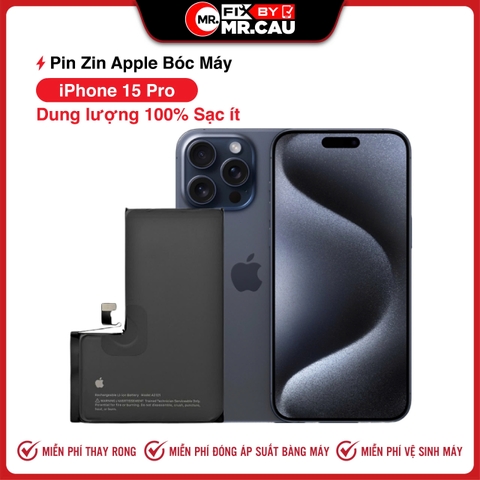 Pin Bóc Máy iPhone 15 Pro