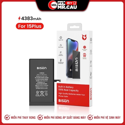 Pin Bison iPhone 15 Plus Chuẩn Đoán Chính Hãng