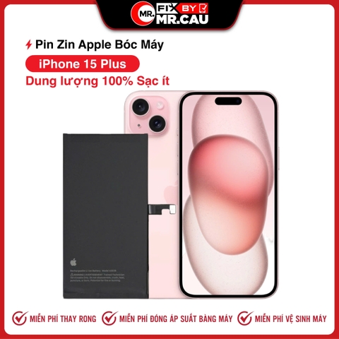 Pin Bóc Máy iPhone 15 Plus