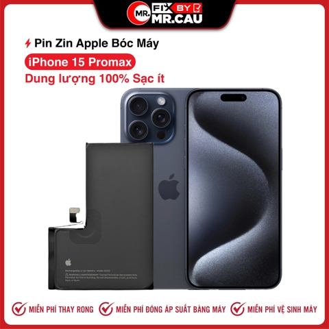 Pin Bóc Máy iPhone 15 Pro Max