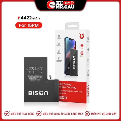 Pin Bison iPhone 15 Pro Max Chuẩn Đoán Chính Hãng