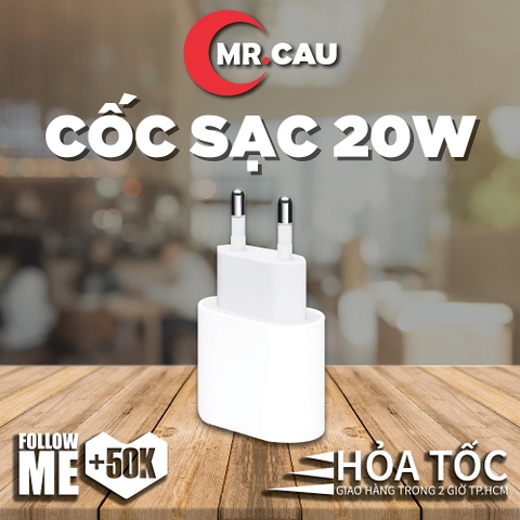 ( MỚI NGUYÊN SEAL 100% ) Cốc sạc 20w chính hãng Apple