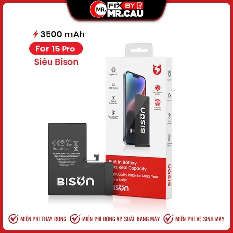 Pin Bison iPhone 15 Pro Chuẩn Đoán Chính Hãng