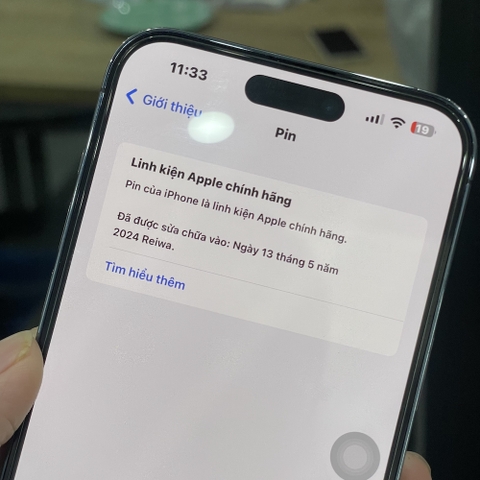 Thay Pin Zin Apple Chính Hãng Cho iPhone - Báo Linh kiện Chính Hãng (Chạy Chuẩn Đoán APPLE)