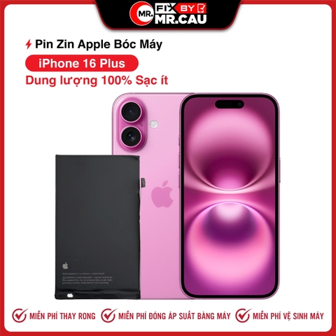 Pin Bóc Máy iPhone 16 Plus
