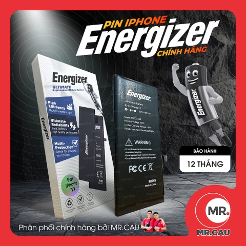 Pin Energizer cho iPhone 8 tới iPhone 15 Pro Max - Sản phẩm chính hãng