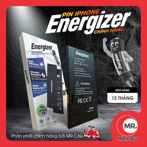 Pin Energizer cho iPhone 8 tới iPhone 15 Pro Max - Sản phẩm chính hãng