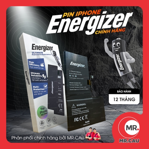 Pin Energizer cho iPhone 8 tới iPhone 15 Pro Max - Sản phẩm chính hãng