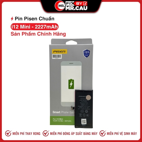 Pin Pisen Chính Hãng 12 Mini