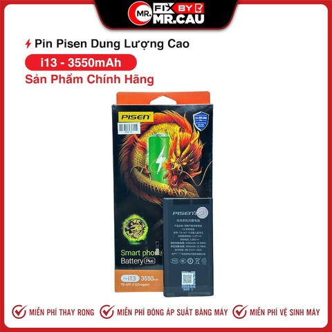 Pin Pisen Chính Hãng 13