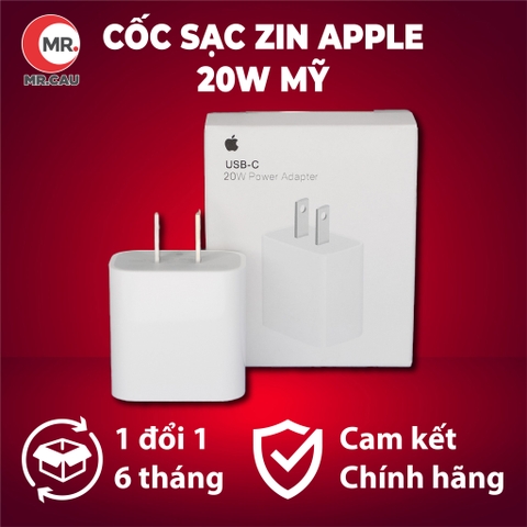 Củ sạc iPhone 20W Chính hãng Apple New (FullBox-AM)