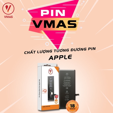 Pin VMAS iPhone 7G Chính Hãng Bảo Hành 18 Tháng 1 đổi 1