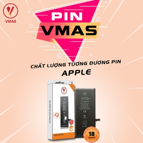 Thay Pin VMAS Chính Hãng Cho iPhone