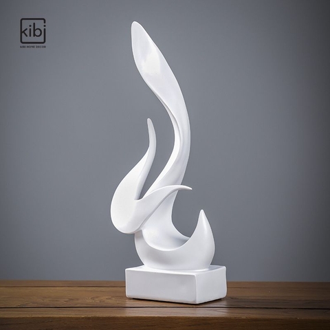 Decor Ngọn Lửa Đen Trắng