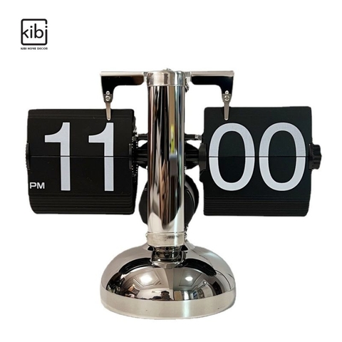 ĐỒNG HỒ LẬT RETRO FLIP CLOCK BẠC 02